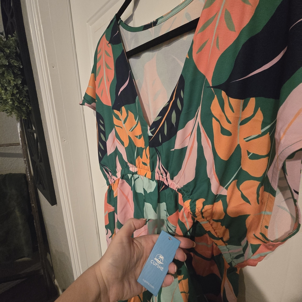 Cupshe Multicolor Tropical Print Dress 🌴☀️ - Picture 3 of 4